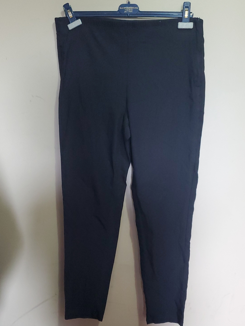 Lily Morgan Black Slim Ponte Pants Size Large